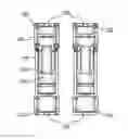 Fig. 01 - Radially uniform spring-biased intra-pole plug connector and transformer outside the trunk configuration for electric artificial tree