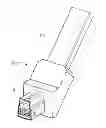 Fig. 01 - Cable connector assembly with improved shell