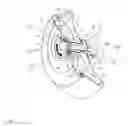 Fig. 02 - Rotor for a laboratory centrifuge with rotor hub cooling means
