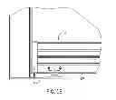 Fig. 12 - Sliding door and pivoting door for demountable wall system