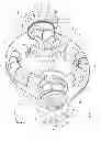 Fig. 06 - Measuring transducer of vibration-type with four curved measuring tubes
