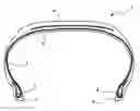 Fig. 01 - TIRE COMPRISING CARCASS REINFORCEMENT CABLES HAVING LOW PERVIOUSNESS, AND TEXTILE THREADS ASSOCIATED WITH THE CARCASS REINFORCEMENT