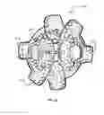 Fig. 22 - HYBRID BIT WITH ROLLER CONES NEAR THE BIT AXIS
