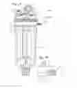 Fig. 03 - Installation of correct filter cartridge in fluid filter assembly before allowing assembly to be completed