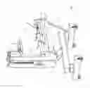 Fig. 06 - Pipe fabrication apparatus with a bed and a support having a backing plate