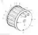 Fig. 01 - Electric machine with liquid cooled housing