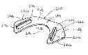Fig. 01 - Article support device for applying to skin