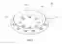 Fig. 04 - LED illumination lamp bulb with internal reflector
