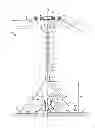 Fig. 01 - Cold water piping system including an articulating interface, modular elements, and strainer assembly