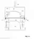Fig. 02 - Gravity loading phase of a deep drawing manufacturing simulation including effects of sheet metal blank in contact with guide pins
