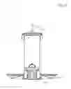 Fig. 15 - Tube bird feeder