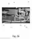 Fig. 26 - Device and system for providing an agricultural ground working implement with down pressure and protective hydraulic cushion for obstacle impact