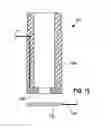 Fig. 10 - Electrolytic cell for heating electrolyte by a glow plasma field in the electrolyte