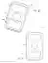 Fig. 42 - Case and mount system for handheld electronic device