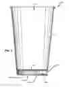 Fig. 03 - Disposable beverage container adapted to dispense an item through the side of the container