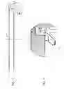 Fig. 08 - Container and container lid assembly with a removable sealing gasket