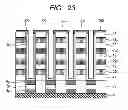 Fig. 24 - Semiconductor storage device and method for manufacturing same