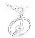Fig. 01 - Bicycle having a power transmission device