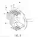 Fig. 04 - Motor heat dissipation structure with inbuilt electronic board