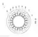 Fig. 12 - Electrical machine with improved stator flux pattern across a rotor for providing high torque density