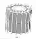 Fig. 02 - Radial Drop Winding For Open-Wound Medium Voltage Dry Type Transformers