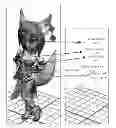 Fig. 01 - Three-dimensional projection binding point rendering method and device
