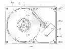 Fig. 01 - Disk drive device with hub and wiring member with increased thinness