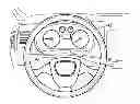 Fig. 01 - Touch-based system for controlling an automotive steering wheel