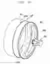 Fig. 65 - Washing machine to produce three-dimensional motion