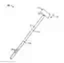 Fig. 01 - Rotary sponge having an adjustable elongated handle