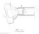 Fig. 03 - Durable low-vibration long arm hinge apparatus