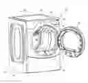 Fig. 01 - Laundry treating appliance with fluffing-state detection