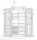 Fig. 01 - Continuously adjustable door bins