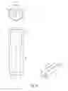 Fig. 04 - Spacer for a Thermal, Flow Measuring Device
