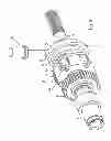 Fig. 04 - Transfer case with high efficiency clutch actuator