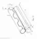 Fig. 14 - Perforating apparatus for manufacturing a nonlinear line of weakness