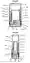 Fig. 20 - Self-inking stamp and production method therefor