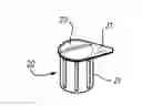 Fig. 01 - Medical component scrubbing device with detachable cap