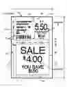 Fig. 01 - Method of making a pad of labels and labels for use on store shelves in a retail environment