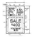 Fig. 01 - Method of applying labels on store shelves in a retail environment