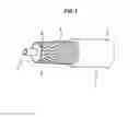 Fig. 02 - Coaxial cable with protruding portions of insulating foam