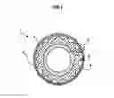 Fig. 05 - Coaxial cable with protruding portions of insulating foam