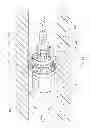 Fig. 13 - DRILL BIT ASSEMBLY FOR A DIRECTIONAL PERCUSSION BORING SYSTEM