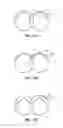 Fig. 16 - CUTTING STRUCTURES FOR FIXED CUTTER DRILL BIT AND OTHER DOWNHOLE CUTTING TOOLS