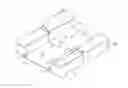 Fig. 01 - Folding utility surface with built in containers
