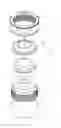 Fig. 01 - Threaded closure assemblies having a high applied torque tolerance