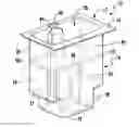 Fig. 01 - Cup holder and storage bin assembly