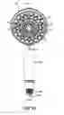 Fig. 03 - Showerhead with turbine driven shutter