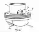 Fig. 28 - Showerhead with turbine driven shutter