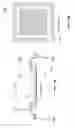 Fig. 14 - Leadless integrated circuit package having standoff contacts and die attach pad